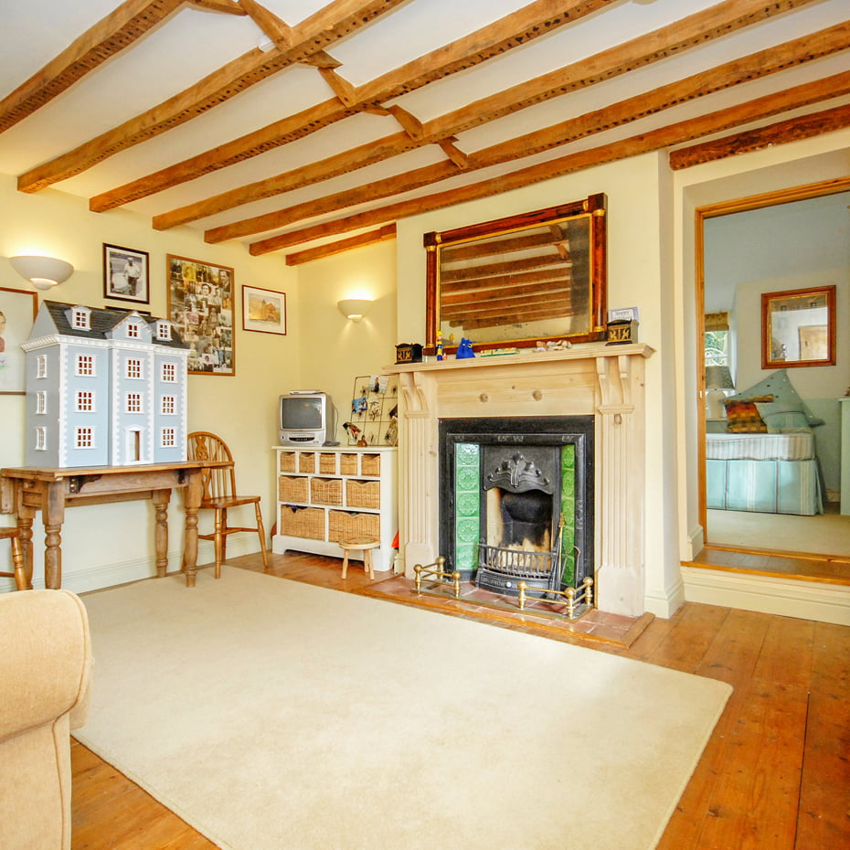 spacious living room